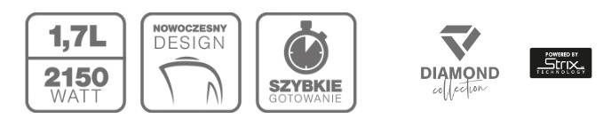 Czajnik elektryczny ELDOM nelo C270 Biały
